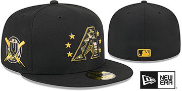 Diamondbacks 2024 ARMED FORCES STARS N STRIPES Hat by New Era