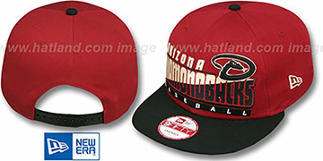 Diamondbacks 'SLICE-N-DICE SNAPBACK' Brick-Black Hat by New Era