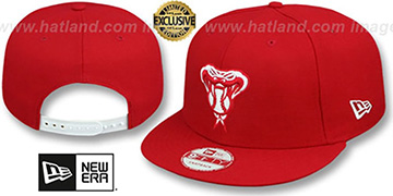 Diamondbacks TEAM-BASIC SNAPBACK Red-White Hat by New Era