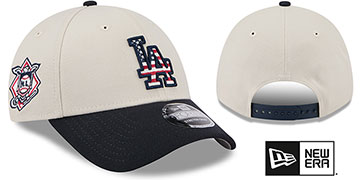 Dodgers 2024 JULY 4TH STARS N STRIPES STRETCH SNAP Hat by New Era