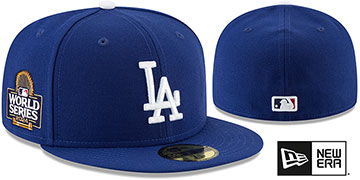 Dodgers '2024 WORLD SERIES' GAME Fitted Hat by New Era