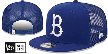 Dodgers 'COOP TEAM-BASIC TRUCKER SNAPBACK' Royal Hat by New Era