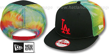 Dodgers MESH TYE-DYE SNAPBACK Hat by New Era