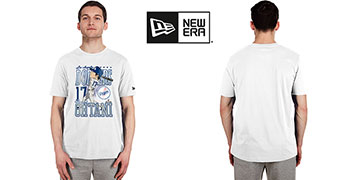 Dodgers OHTANI CARICATURE White T-Shirt by New Era