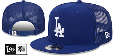 Dodgers 'TEAM-BASIC TRUCKER SNAPBACK' Royal Hat by New Era