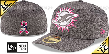 Dolphins 2016 LOW-CROWN BCA Grey Fitted Hat by New Era