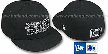 Dominican Republic ASPHALT REGIME Black Fitted Hat by New Era