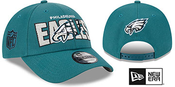 Eagles 2023 NFL DRAFT 940 SNAPBACK Green Hat by New Era