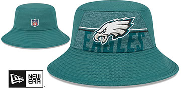 Eagles 2023 NFL TRAINING CAMP BUCKET Green Hat by New Era