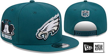 Eagles 2024 'NFL DRAFT SNAPBACK' Green Hat by New Era