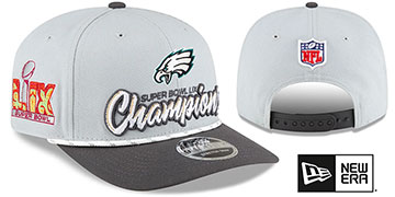 Eagles SUPER BOWL LIX CHAMPIONS LOCKER ROOM Hat by New Era