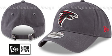 Falcons CORE-CLASSIC STRAPBACK Charcoal Hat by New Era