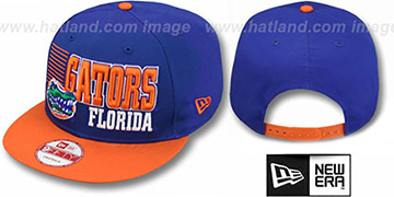 Florida 2T BORDERLINE SNAPBACK Royal-Orange Hat by New Era