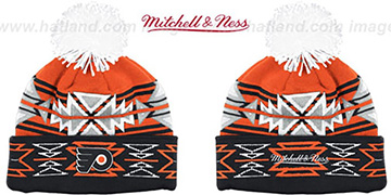 Flyers GEOTECH Knit Beanie by Mitchell and Ness