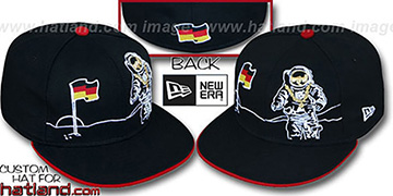 Germany 'MOONMAN' Black Fitted Hat by New Era