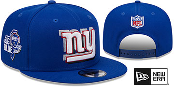 Giants 2024 NFL DRAFT SNAPBACK Royal Hat by New Era