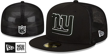 Giants TEAM-BASIC TRUCKER Black-White Fitted Hat by New Era