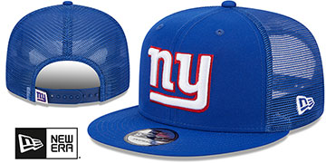 Giants TEAM-BASIC TRUCKER SNAPBACK Royal Hat by New Era