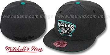 Grizzlies GREY HEDGEHOG Fitted Hat by Mitchell and Ness