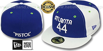 Hawks MARAVICH TEAM-UP Royal-White Fitted Hat by New Era