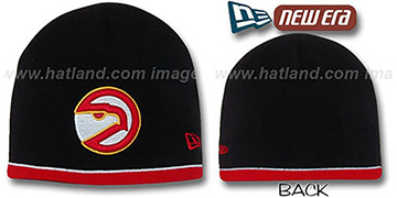 Hawks 'OLD SCHOOL TOQUE' Black Knit Hat by New Era