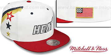 Heat INDEPENDENCE SNAPBACK Hat by Mitchell and Ness