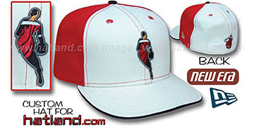 Heat INSIDER PINWHEEL White-Red Fitted Hat by New Era