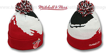 Heat PAINTBRUSH BEANIE by Mitchell and Ness