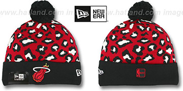 Heat WINTER-JUNGLE Knit Beanie Hat by New Era