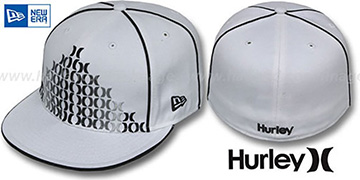 Hurley WATERLOO White Fitted Hat by New Era