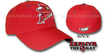 Iowa State 'DHS' Fitted Hat by ZEPHYR - red