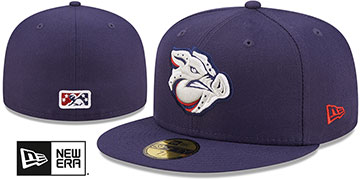 IronPigs MILB ONFIELD HOME Navy Fitted Hat by New Era