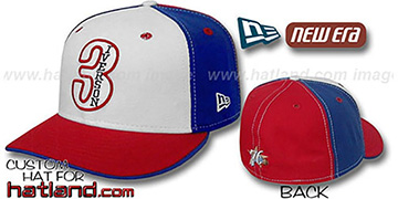 Iverson 'PINWHEEL' White-Royal-Red Fitted Hat by New Era