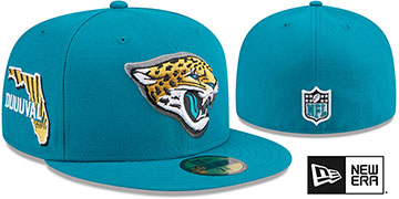 Jaguars 2024 ' NFL DRAFT' Teal Fitted Hat by New Era