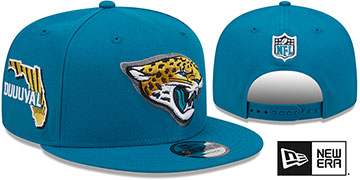 Jaguars 2024 NFL DRAFT SNAPBACK Teal Hat by New Era