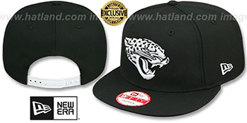 Jaguars TEAM-BASIC SNAPBACK Black-White Hat by New Era