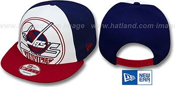 Jets 'LITTLE-BIG POP SNAPBACK' White-Navy-Red Hat by New Era