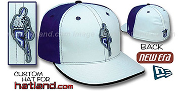 Kings 'INSIDER PINWHEEL' White-Purple Fitted Hat by New Era