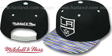 Kings 'KNIT-WEAVE SNAPBACK' Black-Multi Hat by Mitchell and Ness