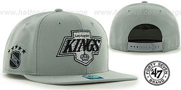 Kings SURE-SHOT SNAPBACK Grey Hat by Twins 47 Brand