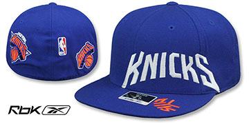 Knicks ELEMENTS Royal Fitted Hat by Reebok