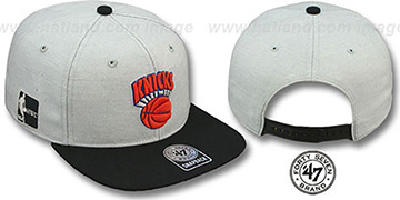 Knicks HWC SATCHEL SNAPBACK Adjustable Hat by Twins 47 Brand