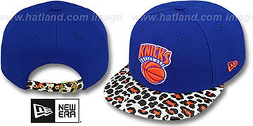 Knicks 'OSTRICH-LEOPARD STRAPBACK' Hat by New Era