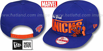 Knicks TEAM-HERO SNAPBACK Royal Hat by New Era