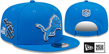 Lions 2024 NFL DRAFT SNAPBACK Blue Hat by New Era