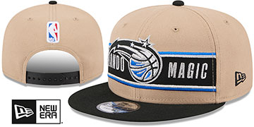 Magic 2024 NBA DRAFT SNAPBACK Camel-Black Hat by New Era