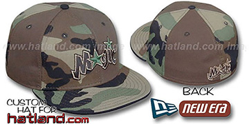 Magic CAMO 'PINWHEEL' Brown-Woodland Fitted Hat