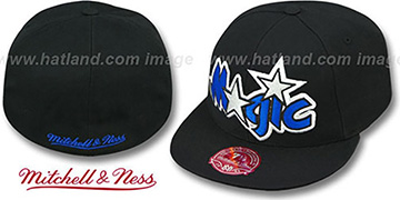 Magic XL-LOGO BASIC Black Fitted Hat by Mitchell and Ness