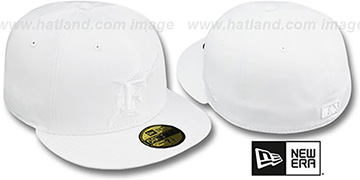 Marlins 'WHITEOUT' Fitted Hat by New Era