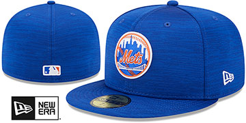 Mets '2023 CLUBHOUSE' Heather Royal Fitted Hat by New Era